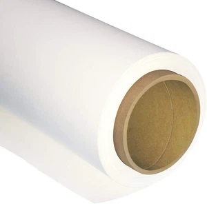 Seamless Background Paper Backdrop 1.35X10M / 4.4X32.8Ft, Arctic White, 93, P... - Picture 1 of 12