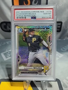 2021 Bowman Chrome Alexander Mojica 1st Mojo PSA 10 GEM MT #BCP-179 - Bild 1 von 2