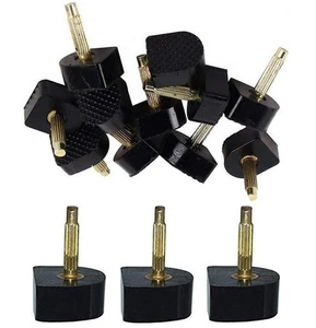 6 pares de puntas de tacón de repuesto para mujer negras en forma de U - Imagen 1 de 5
