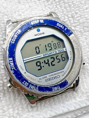 De colección 1982 SEIKO Astronaut Rotocall A829-6019, Cuarzo Nuevo B, Interruptor de Modo Lento Foto 1 de 4