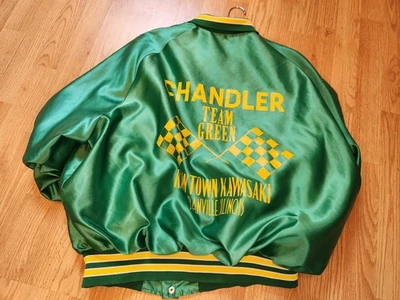 复古川崎经销商夹克!!! Old School MX. XL 码 Kawtown IL — 第 1/2 张图片