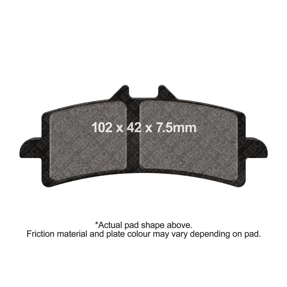 EBC Pro HH Brake Pad Set Front Right for Ducati Desmosedici RR D16RR 989cc 2008 - Image 1 of 4