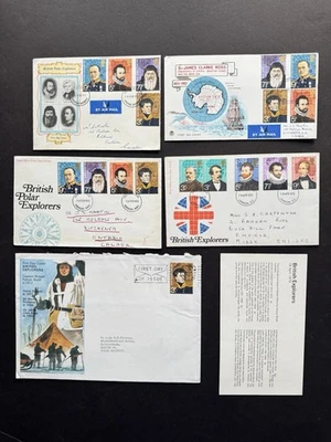 Great Britain 1972 FDC (117) +Famous British Explorers#668-70 +5Cachets +5FDCs - Image 1 of 2