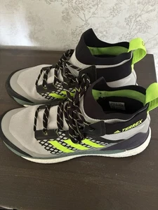 Adidas TERREX FREE HIKER HERREN-HOCHSCHUH Grau Grün 42 - Bild 1 von 4