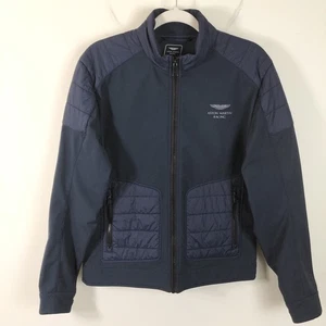 Aston Martin Hackett Racing Zip Up Jacket Mens Navy - Picture 1 of 22