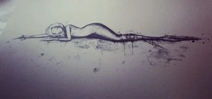 Mau Mau -- "MERMAID" **LIMITED PRINT** Sold Out / SIGNIERT / 2014 - Bild 1 von 1