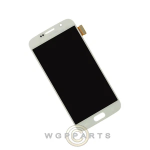 LCD Digitizer Assembly for Samsung Galaxy S6 White Front Glass Touch Screen Part - Picture 1 of 2