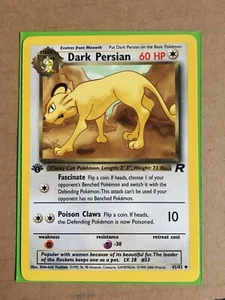  Pokemon TCG 42/82 | Dark Persian | Team Rocket | 1st Edition | NM - Mint - Picture 1 of 2