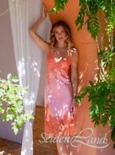 Designer Seidennachtkleid Nymphe rosa oder grün von Marjolaine