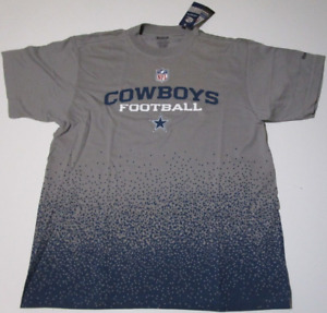 New Dallas Cowboys NFL Football T-Shirt Men's medium M sideline gray blue NWT