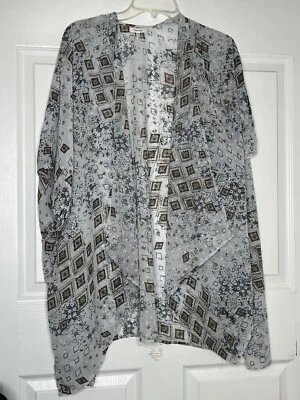 Traje de baño Maurices para mujer frente abierto cubre boho festival floral talla única nuevo con etiquetas Foto 1 de 4