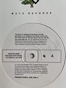 DEPECHE MODE - Walking In My Shoes - Rare UK 12" Promo w/Mute Slv. (Schallplatte) - Bild 1 von 5