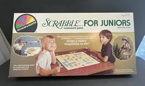 Vintage 1982 Scrabble for Juniors Brettspiel Selchow & Richter - KOMPLETT - Bild 1 von 6