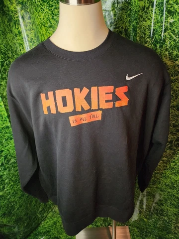 Virginia Tech Nike Sweatshirt Black Size L Cover