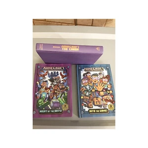 Lot of 3 Minecraft Books - Night of Bats, Into the Game, The Crash - Bild 1 von 9