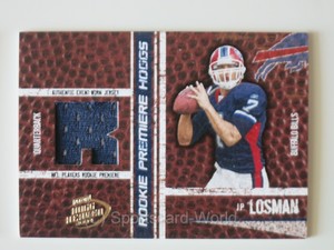 2004 JP LOSMAN HOGG HEAVEN ROOKIE JERSEY CARD #'D 713/750 BUFFALO BILLS