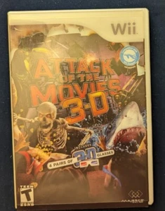 Attack of the Movies 3-D (Nintendo Wii, 2010) 4 juegos de gafas 3D - Imagen 1 de 4