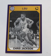 1990 LSU Collegiate Collection Basketball Card #91 Chris Jackson