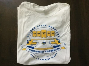 Golden State Warriors 2017 Opening Night Celebration XL Tee Shirt-NEW - Picture 1 of 1