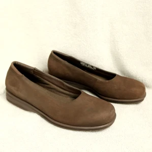 Mocasines sin cordones Rockport W5864 de gamuza de cuero marrón profundo 8M - Imagen 1 de 20
