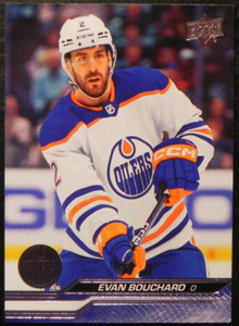 2023-24 23/24 Upper Deck Series 1 #71 Evan Bouchard Edmonton Oilers