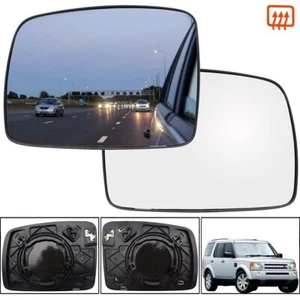 2Pcs Mirror Heated Glass w/ Backing Plate Replacement For Range Rover Sport 05+ - Imagen 1 de 12
