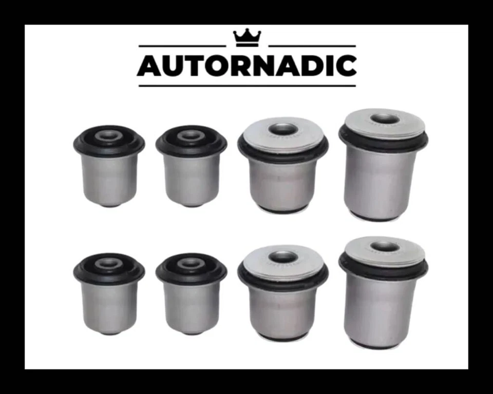 JUEGO DE 8 BUJES BRAZO CONTROL SUPERIOR INFERIOR DELANTERO PARA LEXUS GX460 2010-2023 Foto 1 de 1