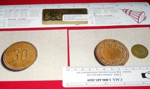 GERMAN POST WAR SHELL & MUNITIONS FACTORY TOKEN  - Picture 1 of 6