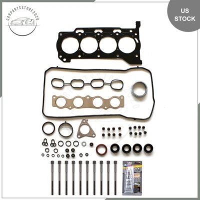 Juego de pernos de junta de culata para Pontiac Vibe 2009/2010 1,8 L L4 DOHC VIN 8 2ZRFE Foto 1 de 4