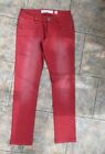 Q/S Designed By Catie Burgundy Red Trousers Slim Fit W36  L30