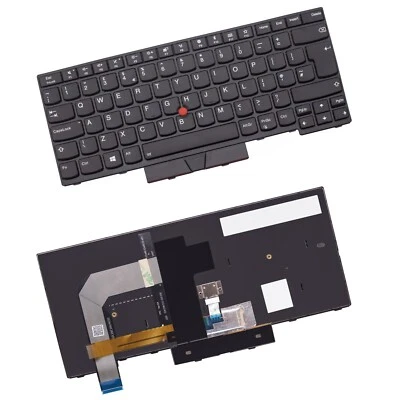 Replacement For Lenovo ThinkPad T470 / T480 Laptop UK Layout Backlit Keyboard