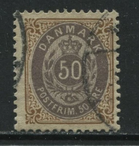 Denmark 1897 50 ore used - Picture 1 of 1