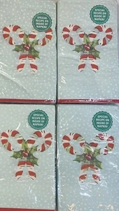 The Pioneer Woman Christmas Candy Cane Party 96ct Large Paper Napkins Total - Picture 1 of 4
