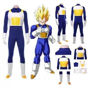 DRAGON BALL Sun Wukong Cosplay Z Vegeta Costume IV Halloween Outfit Jumpsuit - Picture 1 of 30