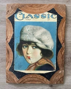 Motion Picture Classic March 1925 Marie Prevost By Ehler Dahl 16”x12” Wall Decor - Picture 1 of 7