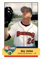 1994 Capital City Bombers Fleer/ProCards 1762 Gary Collum Camden New Jersey Card