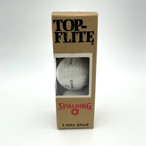 SPALDING TOP-FLITE EXTRA LIVELY EXTRA LONG DISTANCE SET OF 3 GOLF BALLS NEW - Picture 1 of 11