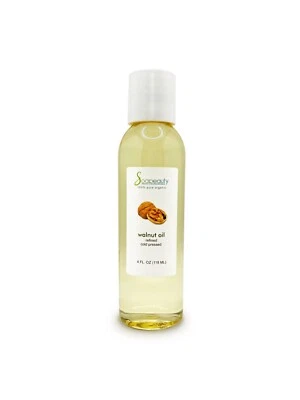 SOAPEAUTY WALNUT OIL CARRIER NATURAL COLD PRESSED 100% PURE REFINED 4 OZ
