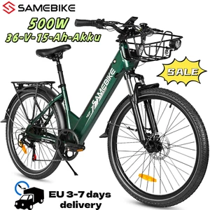 Samebike 26 Zoll E-bike Elektrofahrrad 500W 15AH Cityräder Pedelec RS-A01 Pro - Bild 1 von 24