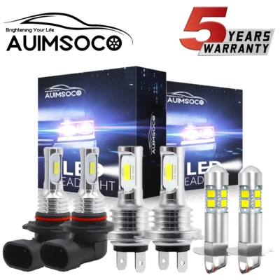 For Subaru Tribeca Sport Utility 4-Door 2008-2014 LED Headlight Fog Light Bulbs - Image 1 of 4