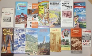 Lot of 15 Colorado Brochures Near Mint! Santas Workshop, Magnetic House, 7 Falls - Picture 1 of 24