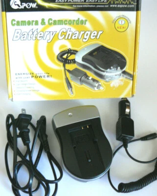Espow Digital Camera and Camcorder Battery Charger W/ Manual in Original Box - Image 1 of 4