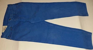 Pantalones de mezclilla ajustados Hollister azules con botones delanteros entrepierna 25" talla 30 K#9191 - Imagen 1 de 5