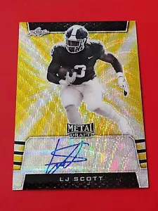 LJ Scott 2019 Blattmetallzug Goldwelle Auto 1/1, Michigan State Spartans - Bild 1 von 4