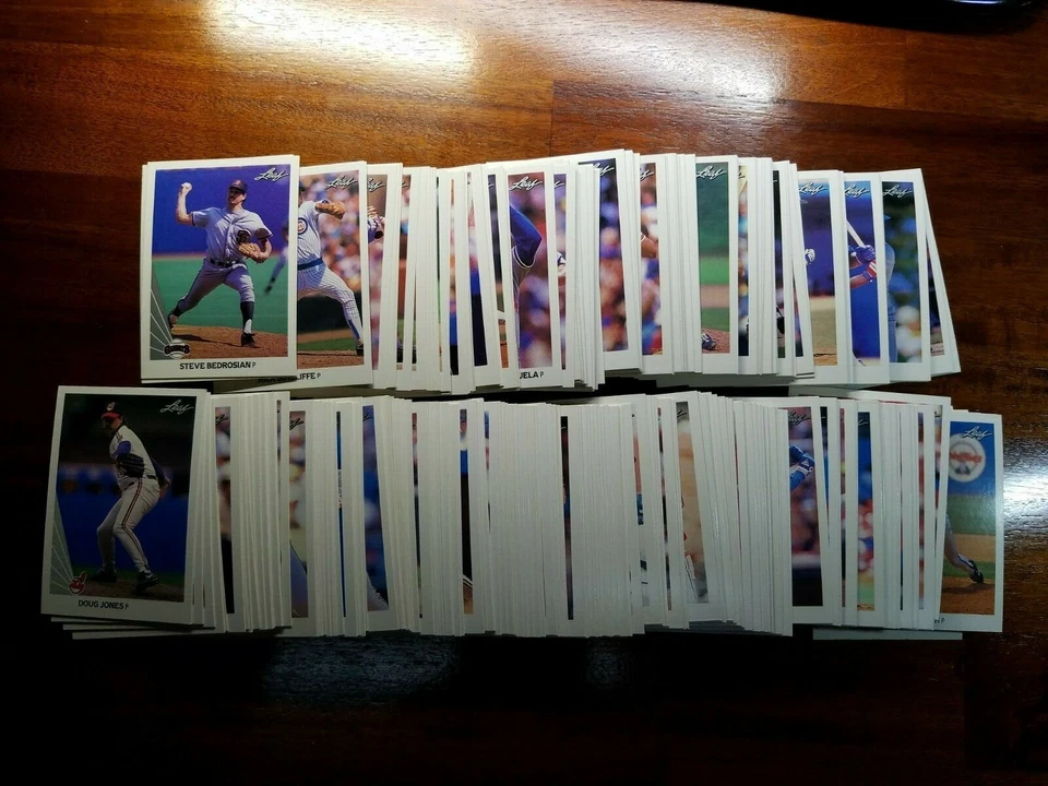 1990 Vintage Baseball Leaf Set Builder Cards Rookies, Stars, Commons 1-528 - Image 1 of 1