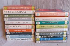 Vintage The Western Frontier Library Lot 19 HC/DJ Old West Univ of Oklahoma Press - Bild 1 von 18