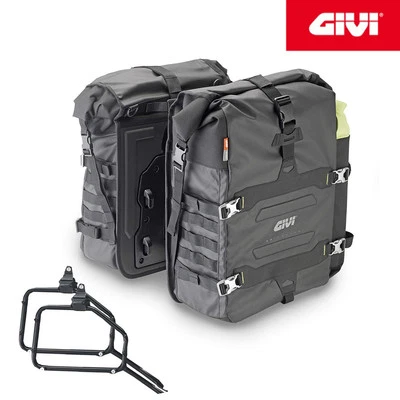 35L SIDE BAGS + FRAMES [GIVI] GRT709 - BMW G 650 GS 2013 2014 - Image 1 of 3