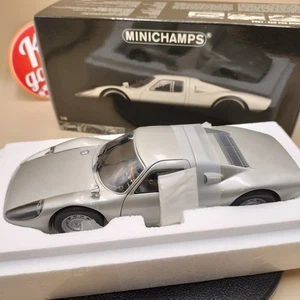 Minichamps 1/18 Porsche 904 GTS 1964 silver 180067722 diecast model - Picture 1 of 21