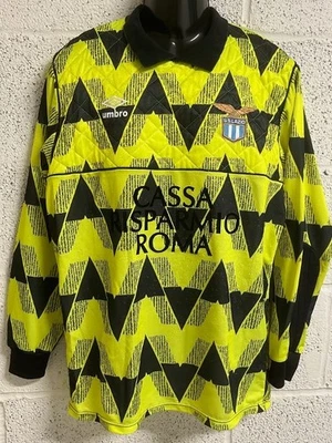 Maglia Shirt Portiere Umbro SS Lazio Calcio Fiori Goalkeeper - Immagine 1 di 4
