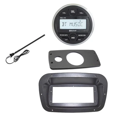 Radio Marina JBL, Bisel Spa, Adaptador, Antena Largo Alcance Negra Foto 1 de 4